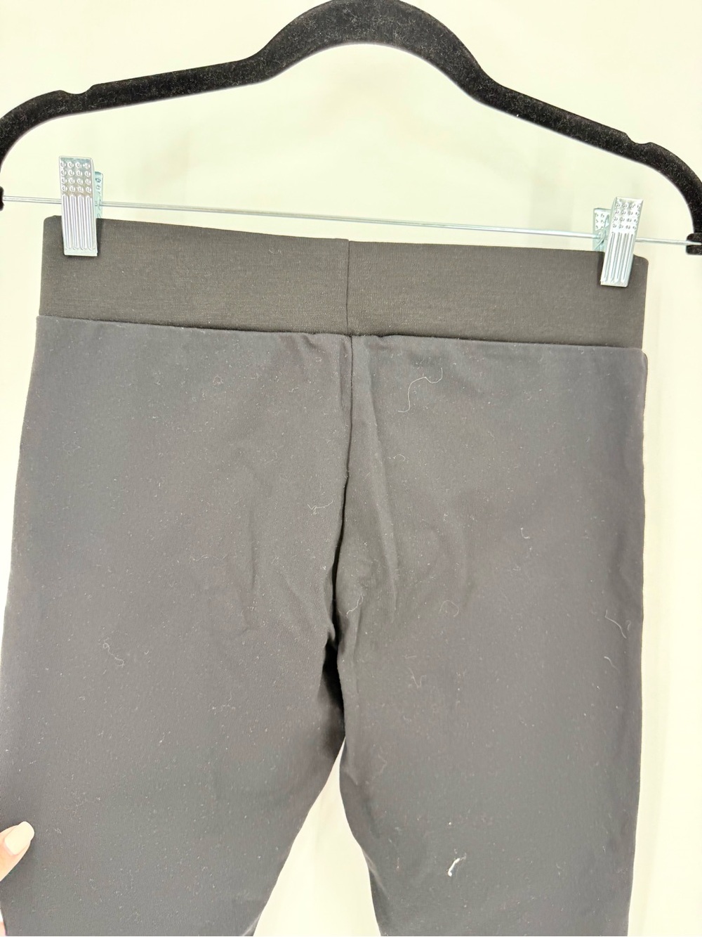Matty M Black Girls' Stretch Leggings - Picture 3 of 7